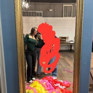 Abercrombie Elegant Dark Green Women's Top